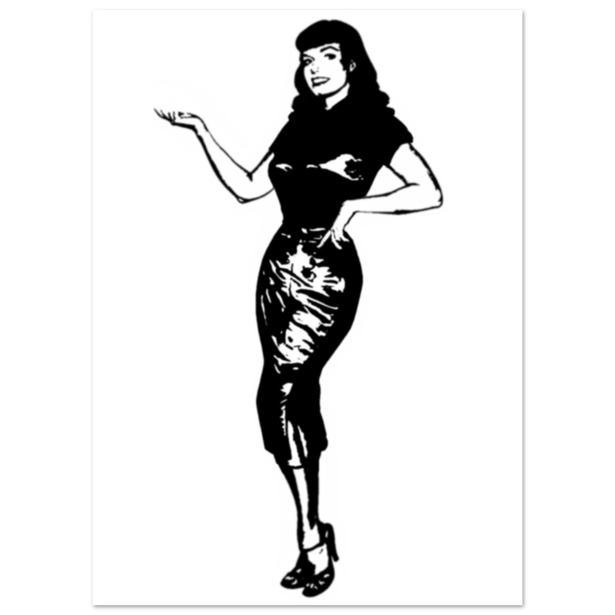 Bettie Page Posters Prints - Etsy
