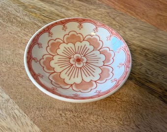 Unique Floral Mahjong Dice Dish