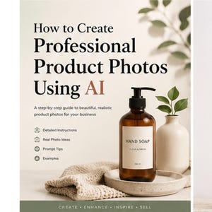 Create Professional Product Photos Using AI | PDF eBook