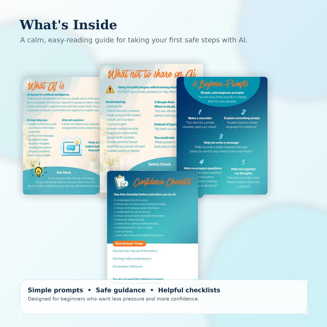 Beginner Help The Calm Beginner’s Guide to AI | Easy AI Guide for Beginners | Safe AI ...
