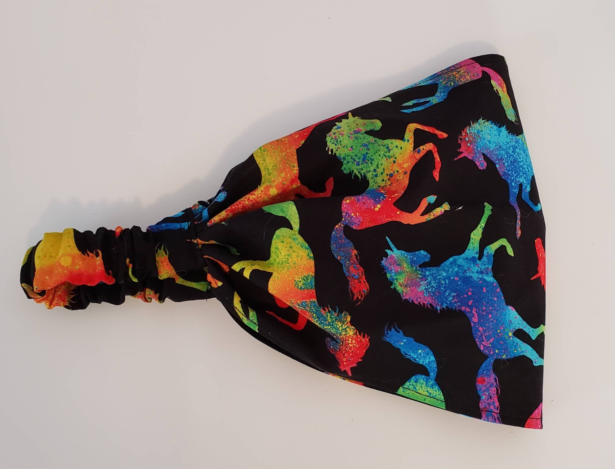 Black Tie Dye Unicorns Wide Headband by FreCkLes GarDeN/ Etsy España
