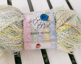 Baby Mine - Softly Baby Bee yarn |OVERSTOCK Destash | project| yarnbomb| supplies| Crochet| maker|Hobby Lobby brand yarn