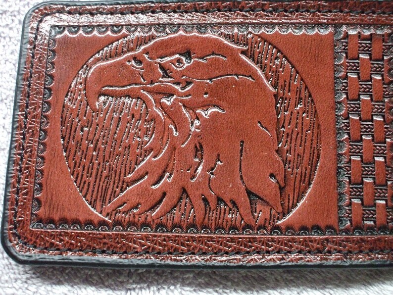 Native American Wallet / Billfold Native American Eagle. Etsy