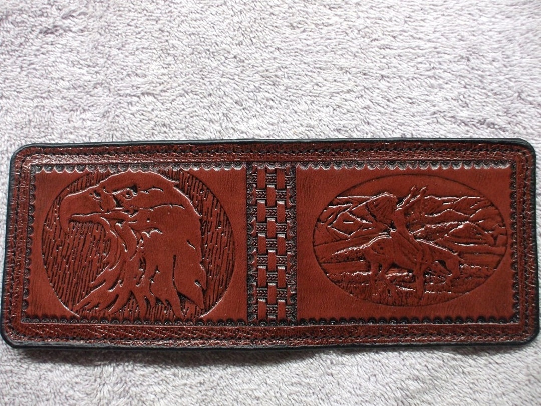 Native American Wallet / Billfold Native American Eagle. - Etsy