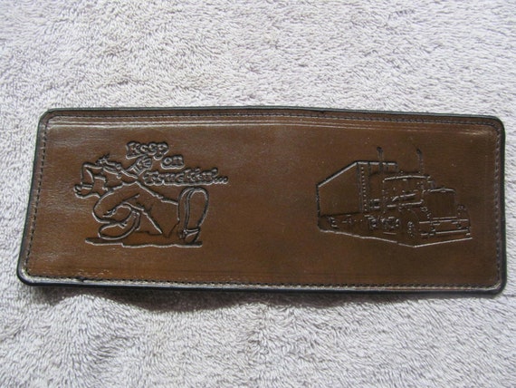 SEMI TRUCK Wallet Billfold 289 Ships Same Day as Ordered Etsy