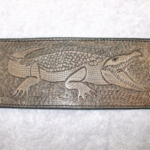 alligator wallet wallet / billfold, gator wallet/billfold. A-12 I ship the same day as you order image 1