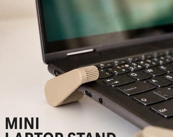 Mini Laptop Stand | Portable Laptop Riser | Ergonomic Desk Stand | Compact Travel Laptop Lift