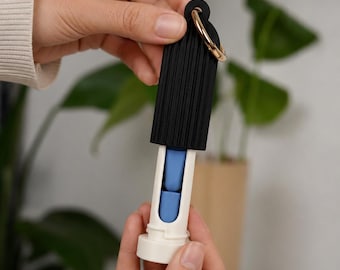 Reusable Earplug Holder Keychain | Portable Ear Plug Case | Noise Cancelling Ear Protection Storage