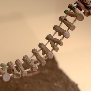 Magnetisk repbro för hoppspindlar | Flexibel spindelhöljebro | Naturlig hängande klätterdekor
