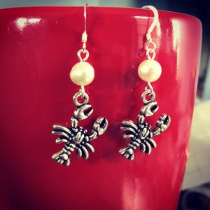 Crawfish Earrings - Lobster Earrings