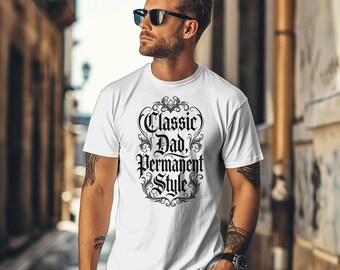 Tattooed Dad T‑Shirt – Bold Classic Lettering Design – Perfect Father’s Day Gift for Tattooed Fathers