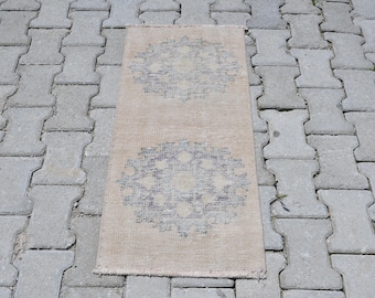 Alfombra 2x3, alfombra de puerta de lana, alfombra de lana hecha a mano, mini alfombra turca, mini alfombra vintage, mini alfombra Oushak, mini alfombra, alfombra de puerta, alfombra natural 2x3,