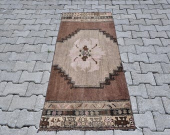 2x6, Anatolian Runner,Handwoven Rug,Handmade Runner,Oushak Runner,Turkish Runner,Vintage Runner,Gift Rug,Neutral Runner,Wool Runner,