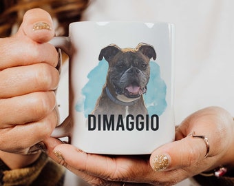 Personalized Dog Mug, Pet picture Mug, Customized Dog Gift