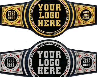 Handmade Custom Championship Belt Personalized Award Gold Silver Winner Trophy Belt Name Logo Gift for Sports Events