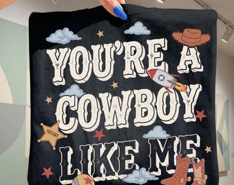 Toy Story 5 PNG fichier numérique, vous êtes un cow-boy comme moi Western Toy Design, téléchargement par sublimation inspiré de Disney Pixar