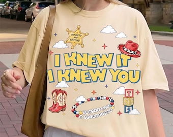 Retro Toy Story 5 PNG, Je le savais, je vous connaissais, bottes de cow-girl occidentales, bracelet de l'amitié, fichier de téléchargement graphique