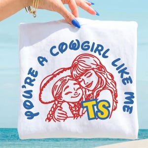 TS5 Cowgirl Like Me Digitaal PNG-bestand, Jessie Taylor Pocket Embroidery Shirt Design, Swiftie Toy Story geïnspireerde download