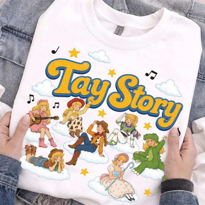 Toy Story TS PNG-paket, Jag visste det, jag visste dig, västerländsk cowgirl-design, retro leksaksvänner, sublimering, digital nedladdning bild 2