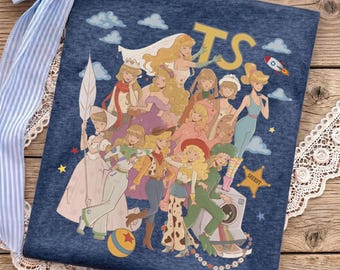 Toy Story 5 PNG numérique, conception de chemise Jessie Tay Story vintage, Disney Pixar Fest WDW Disneyland vacances 2026 téléchargement, princesse Disney