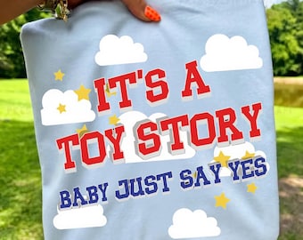 C'est une histoire de jouets PNG, conception de chemise de Style cow-boy occidental, fichier de téléchargement numérique tendance pays esthétique parc à thème vacances