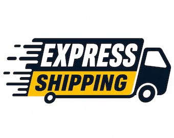 Express Service - Schneller Lieferwagen Grafik