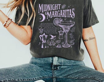 Comfort Colors Midnight Margaritas Comfort Colors Shirt, Salt Rosemary Lavender Love Shirt, Witchy Tee, Margarita Halloween Shirt, Practical