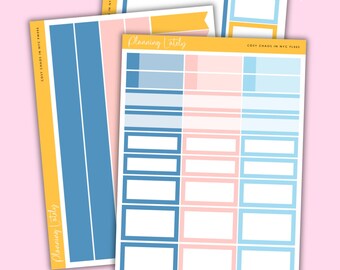 Cafe de Paris Functional Add Ons | Planner Sticker Sheet | Memory Planning Stickers