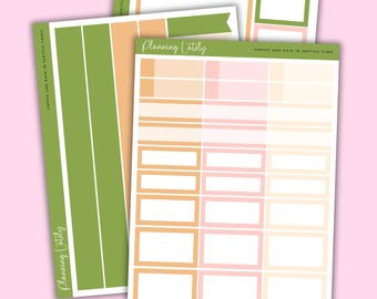 Coffee and Rain In Seattle Functional Add Ons | Planner Sticker Sheet | Memory Planning Stickers