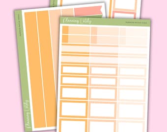 Pumpkin Patch Functional Add Ons | Planner Sticker Sheet | Memory Planning Stickers