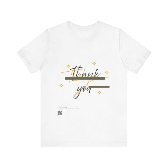 For Nothing Co. logo tee | Minimal script and bar graphic t-shirt