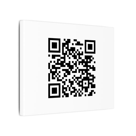QR Code Canvas | Matte Stretched Wall Art