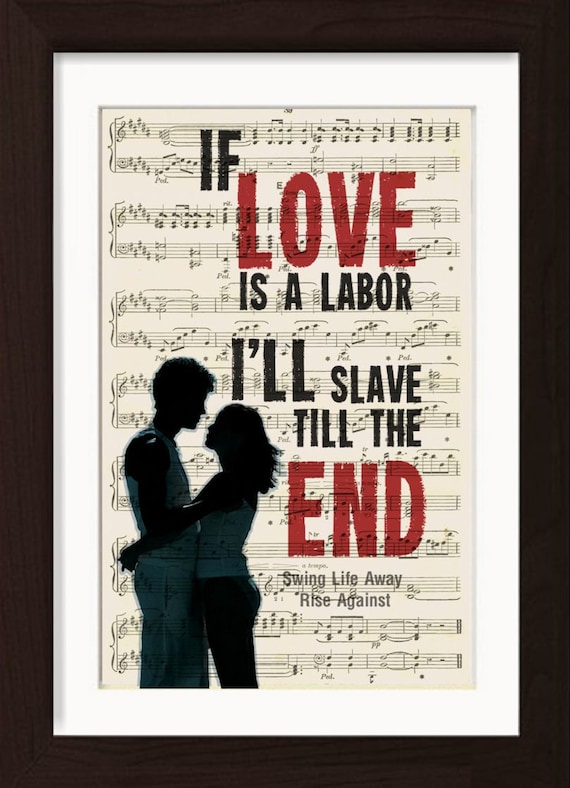 Rise Against Swing Life Away lyric on Repurposed 1920