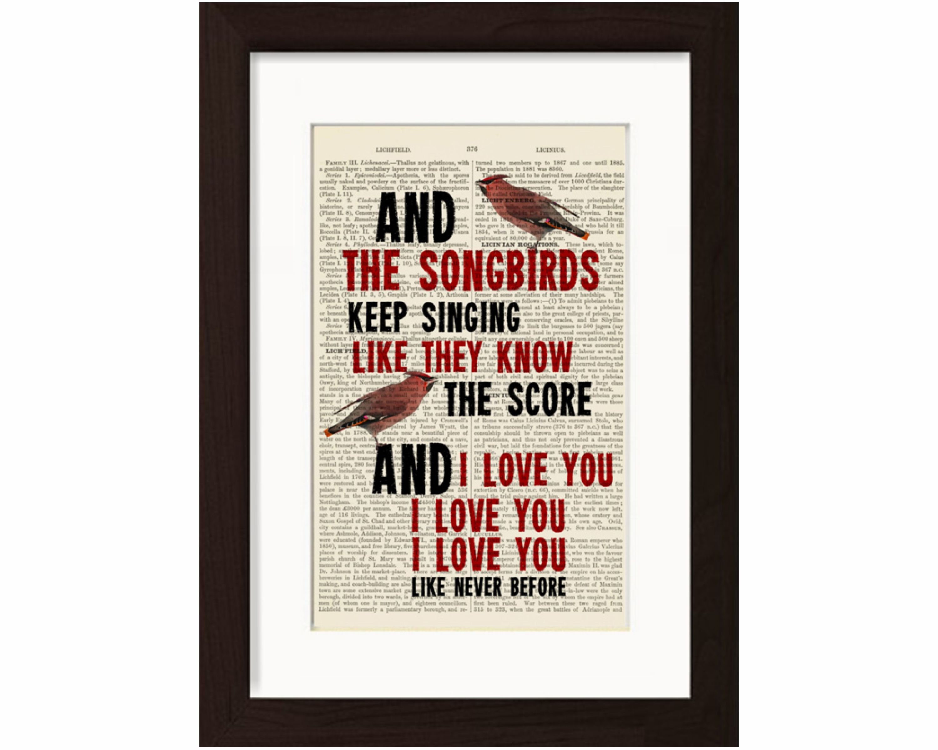 Fleetwood Mac Songbird 2 Song Lyric Print on Upcycled Vintage Etsy Fleetwood Mac Songbird 2 Song Lyric Print on Upcycled Vintage Etsy