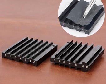 Leather Edge Beveler and Skiving Tool Set, Wide Shovel Leather Cutter Head for Edge Thinning, Sharpening & DIY Leather Craft