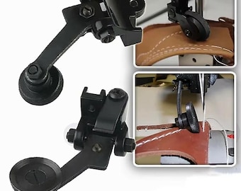 Leather Roller Presser Foot – Industrial Sewing Machine Part for Leather Sewing Quilting DIY Craft Replacement Tool