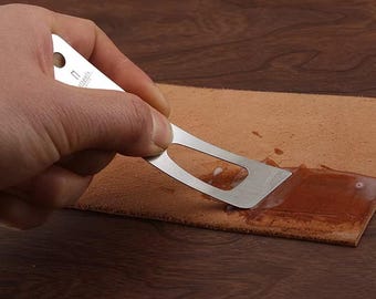 Stainless Steel Leather Glue Spreader Applicator Tool for DIY Leathercraft Adhesive Gluing Sewing Craft
