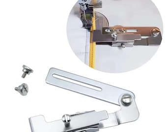 Adjustable Zipper Presser Foot Seam Guide Industrial Sewing Machine Part Zipper Clip Fixed Guide for Sewing DIY Crafting