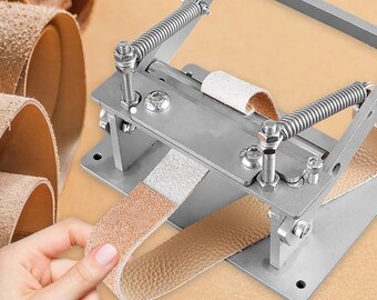 Stainless Steel Leather Skiving Tool | Leather Peeling & Thinning Tool for Vegetable Tanned Leather | DIY Leather Craft Supplies