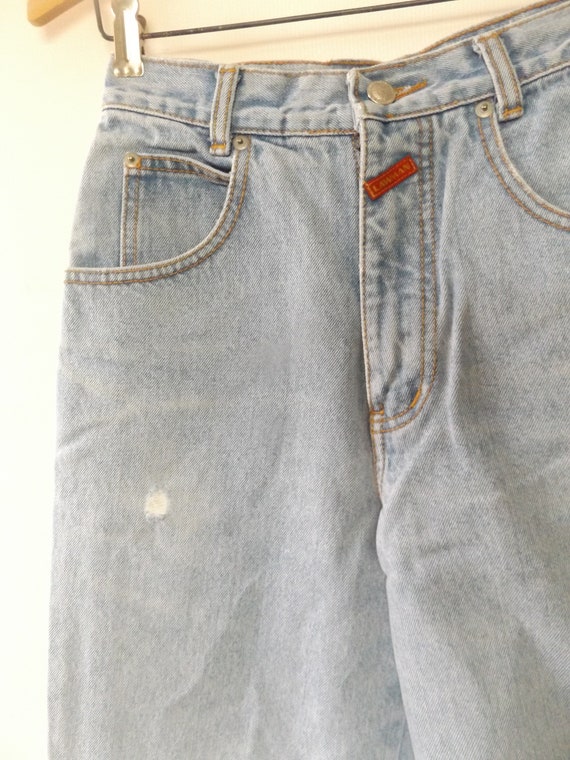 90s Lawman High Rise Waisted Jeans Size 5 - Vintage Light