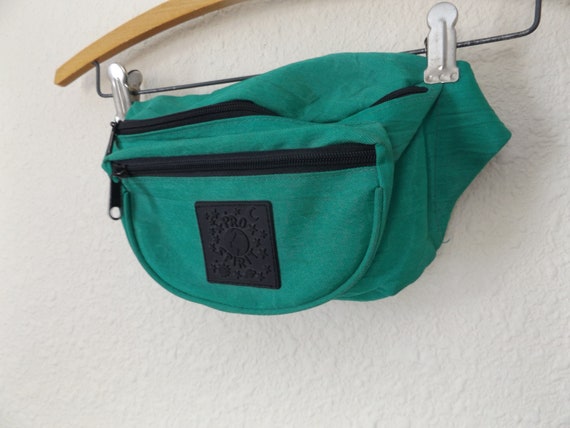 90s green nylon fanny pack, vintage unisex small … - image 8