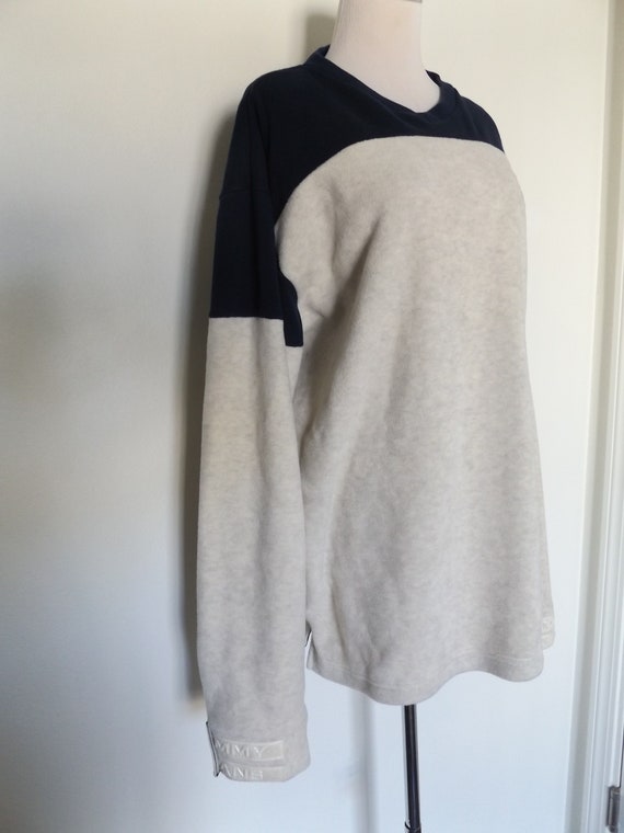 90s tommy hilfiger pullover fleece / size L large… - image 8