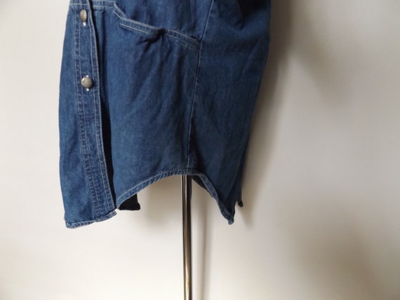 vintage blue jean blouse - size medium M - 90s wo… - image 7