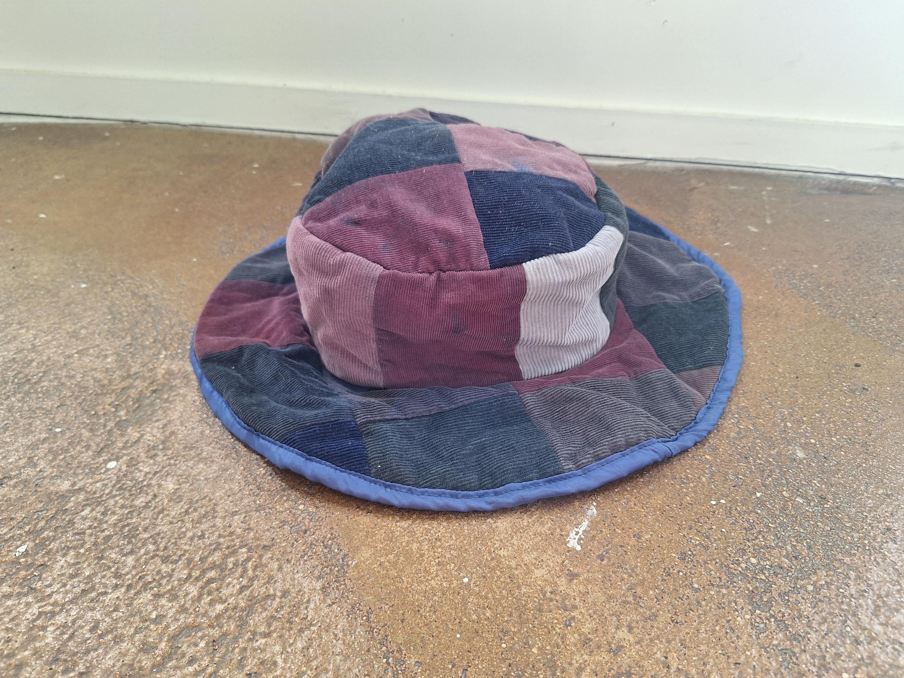 Corduroy Patchwork Bucket Slouch Hat O/S Patchwork Corduroy Hat - Stuntin Goods main image 2