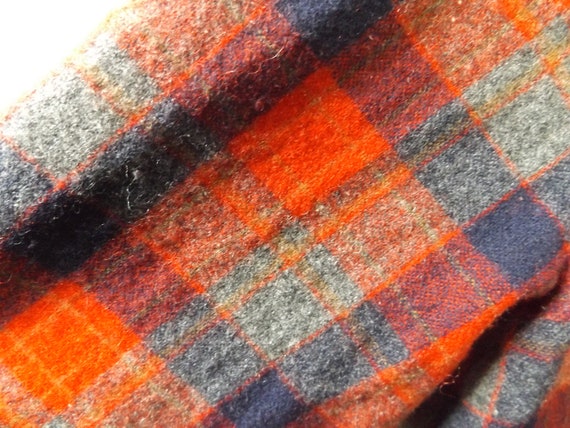 80s western plaid flannel shirt, large 16 - 16.5,… - image 10