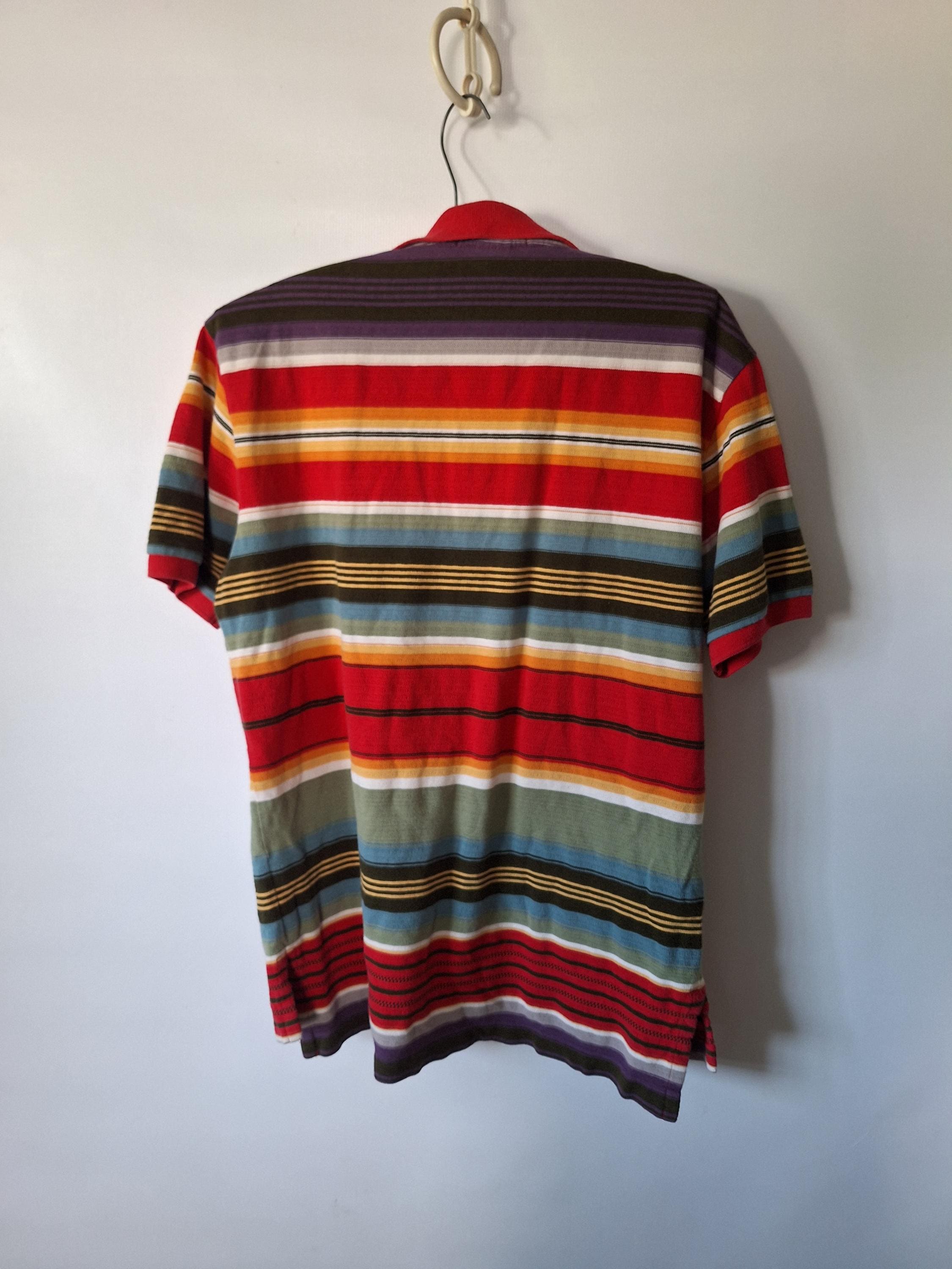 【美品】POLO by Ralph Lauren　スリーピース　80s～90s Vintage 90s Ralph Lauren Striped Polo Shirt – Preppy Y2K