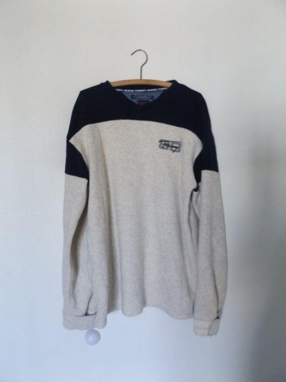 90s tommy hilfiger pullover fleece / size L large… - image 3