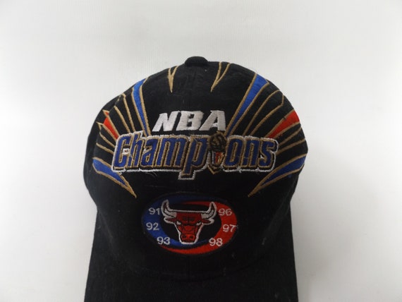 Vintage 1998 Chicago Bulls Starter Hat - New Old Stock Championship Locker Room Cap - 1990s NBA Athletic Team Collectors Memorabilia Nwt