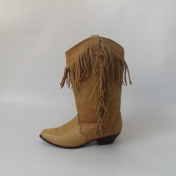 Fringe Boots - Etsy