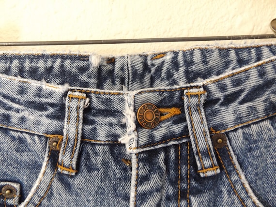 90s high waist blue jeans - size 5/6 small - vint… - image 5